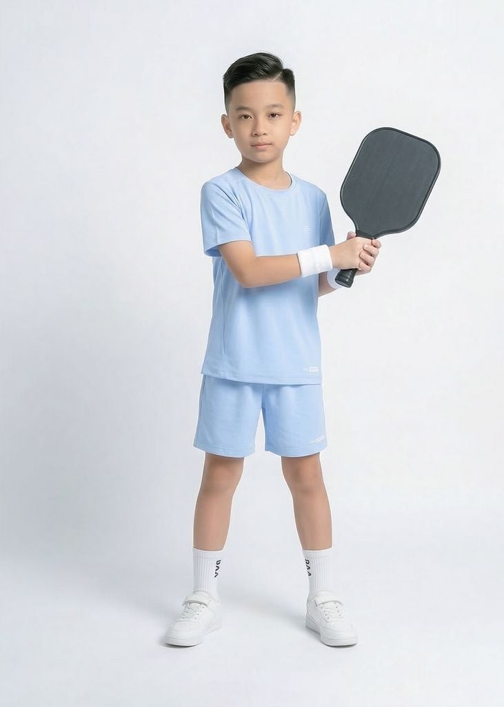 Set Thun Thể Thao Cho Bé Siêu Mát Ultra Cool Xanh Da Trời 02
