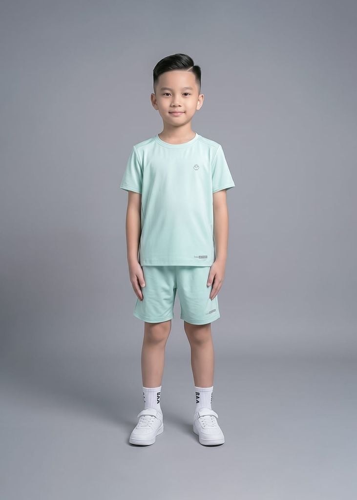 Set Thun Thể Thao Cho Bé Siêu Mát Ultra Cool Xanh Mint