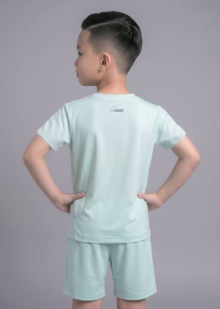 Set Thun Thể Thao Cho Bé Siêu Mát Ultra Cool Xanh Mint