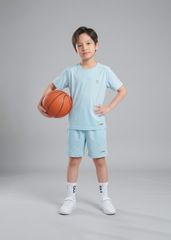 Set Thun Thể Thao Cho Bé Siêu Mát Ultra Cool Xanh Nhạt 02