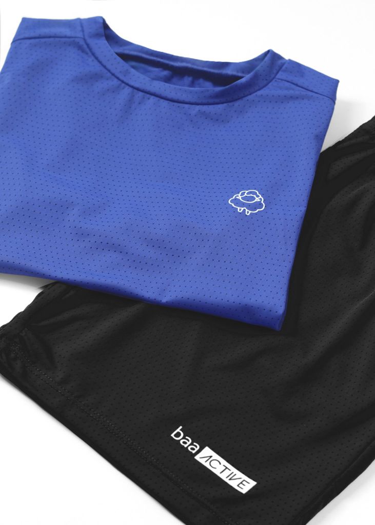 Set Thun Thể Thao Cho Bé Siêu Mát Ultra Cool Xanh Phối Đen 02