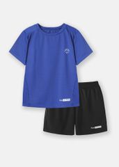 Set Thun Thể Thao Cho Bé Siêu Mát Ultra Cool Xanh Phối Đen 02