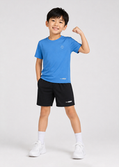 Set Thun Thể Thao Cho Bé Siêu Mát Ultra Cool Xanh Phối Đen*