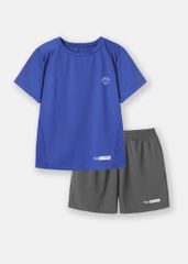 Set Thun Thể Thao Cho Bé Siêu Mát Ultra Cool Xanh Phối Xám