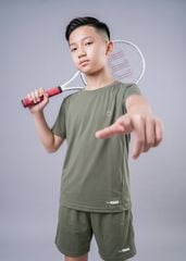 Set Thun Thể Thao Cho Bé Siêu Mát Ultra Cool Xanh Rêu