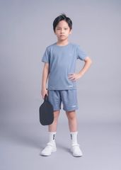 Set Thun Thể Thao Cho Bé Siêu Mát Ultra Cool Xanh Xám