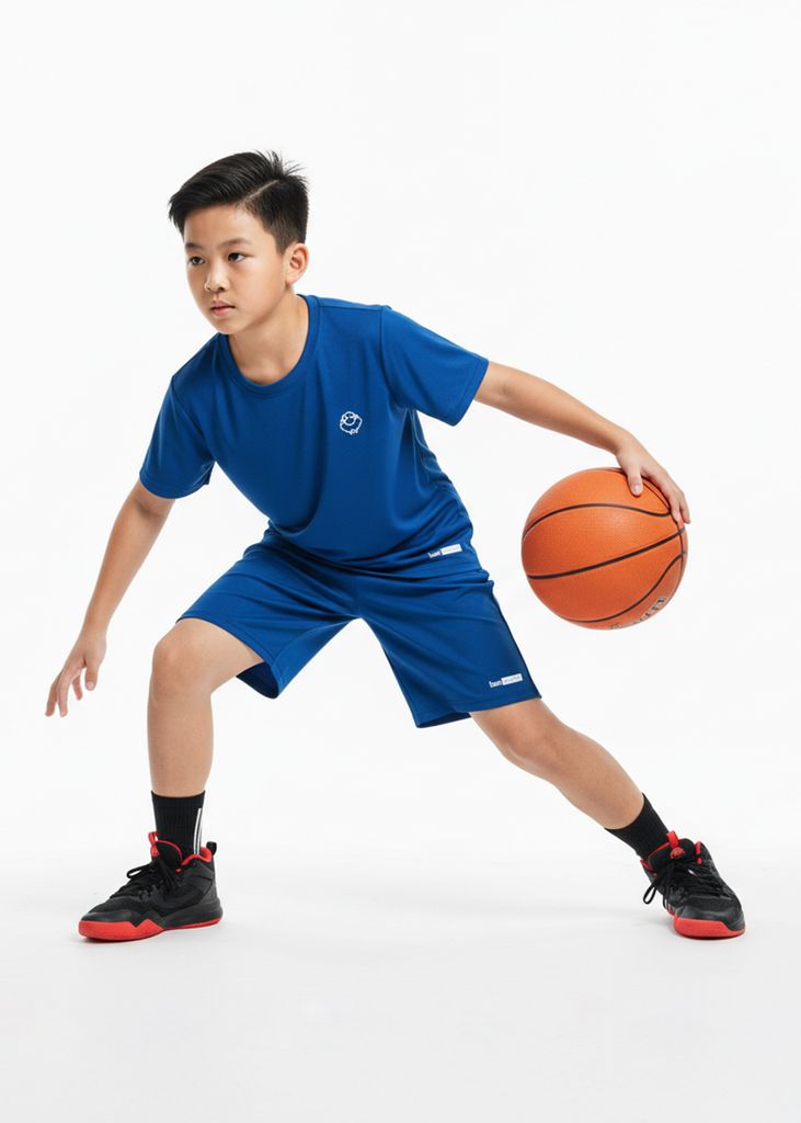 Set Thun Thể Thao Cho Bé Siêu Mát Ultra Cool Xanh