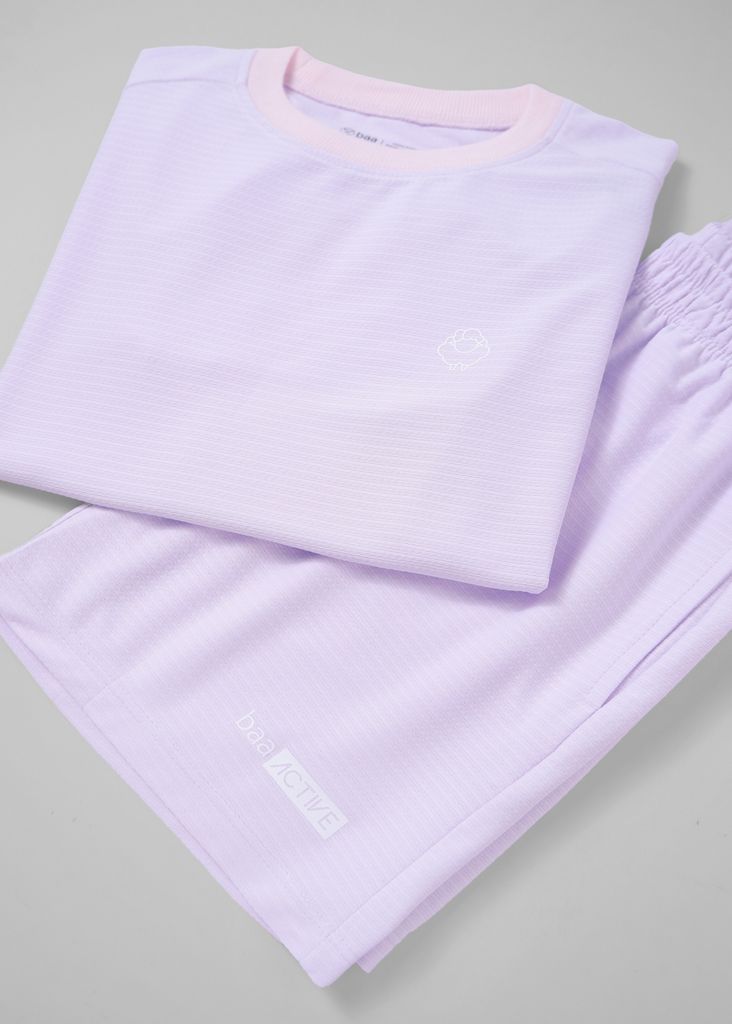 Set Thun Thể Thao Cho Bé Siêu Nhẹ Ultra Light Tím UC-SE13N-04