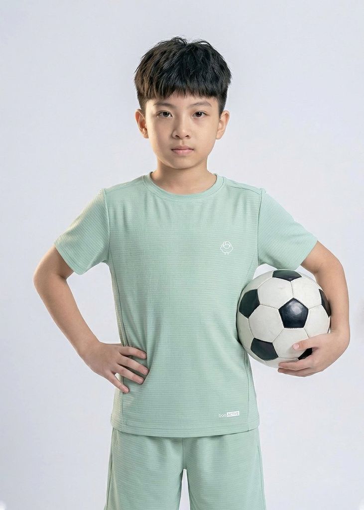 Set Thun Thể Thao Cho Bé Siêu Nhẹ Ultra Light Xanh Nhạt