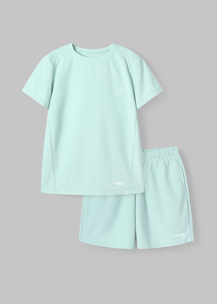 Set Thun Thể Thao Cho Bé Siêu Nhẹ Ultra Light Xanh Nhạt