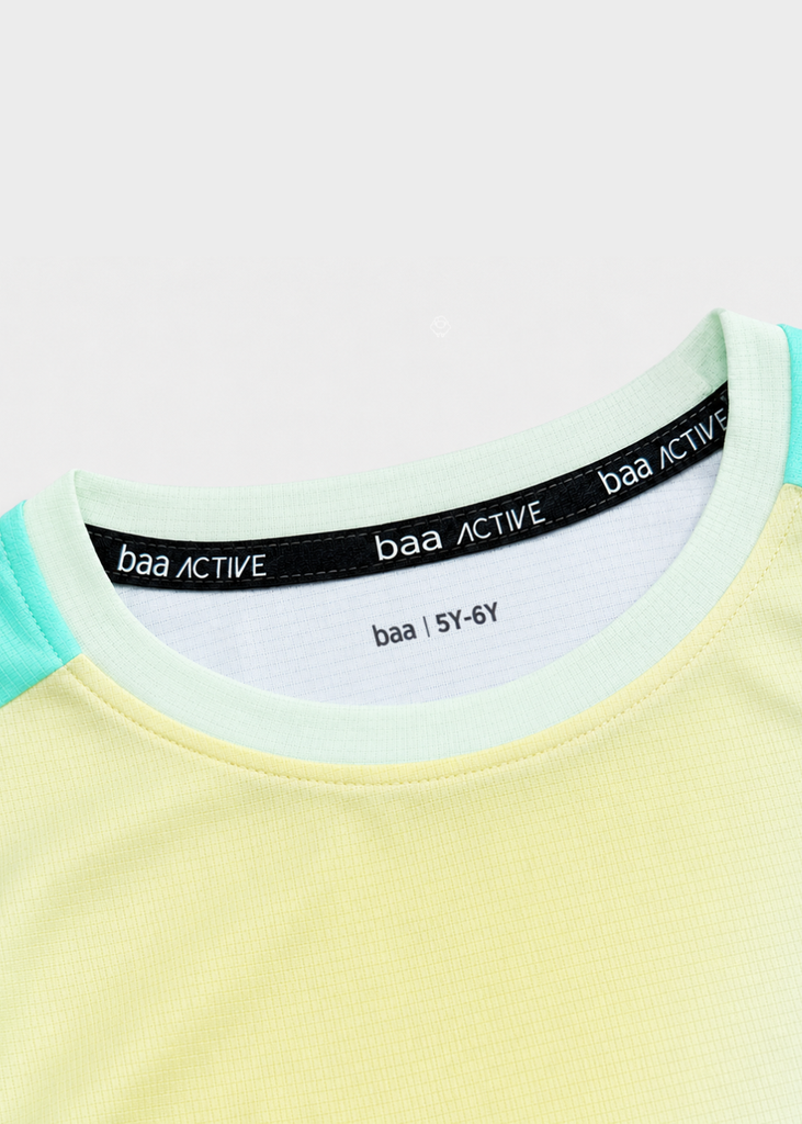 Set Thể Thao Cho Bé Siêu Nhẹ Ultra Light Hoạ Tiết Pinstripe (Xanh Ombre + Đen 11 Form Ngắn)