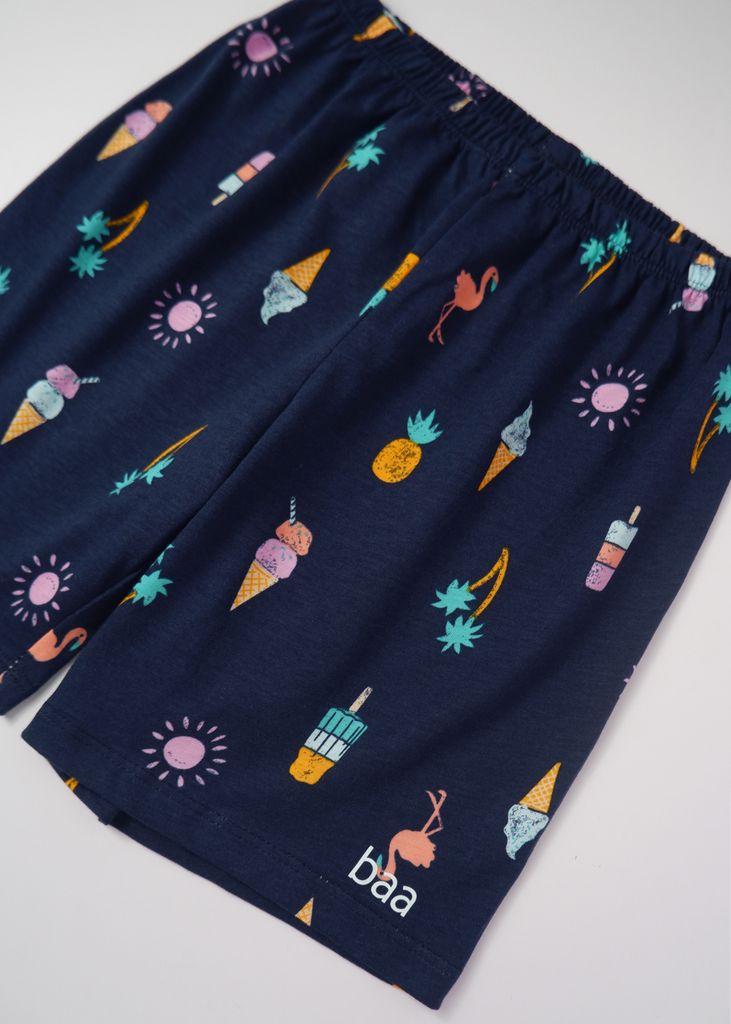 Set 3 Quần Short Thun Mặc Nhà Bé Trai Xanh Phối (Ngẫu Nhiên) BC-QU28N-03