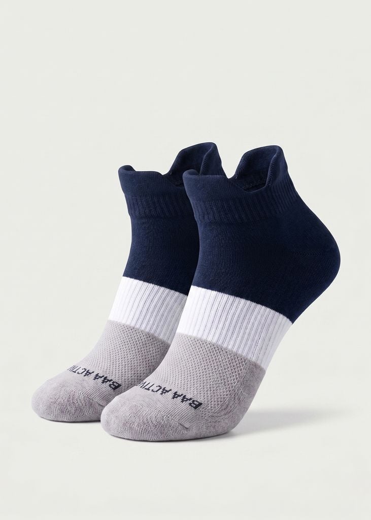 Tất Thể Thao Cổ Ngắn Unisex Cho Bé Phối Màu