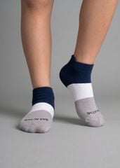 Tất Thể Thao Cổ Ngắn Unisex Cho Bé Phối Màu