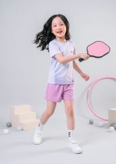 Set Thể Thao Cho Bé Siêu Nhẹ Ultra Light Ombre (Tím Nhạt + Tím Nhạt 03 Form Ngắn)