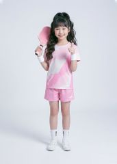 Áo Thun Thể Thao Cho Bé Siêu Nhẹ Ultra Light Hồng Hoạ Tiết Abstract