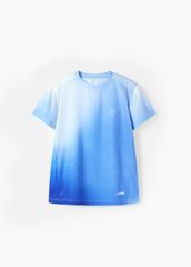 Áo Thun Thể Thao Cho Bé Siêu Nhẹ Ultra Light Xanh Dương Ombre Hoạ Tiết 02