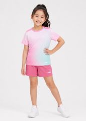 Set Thể Thao Cho Bé Siêu Nhẹ Ultra Light Họa Tiết (Hồng Halftone Dots + Hồng Dâu 05 Form Ngắn)