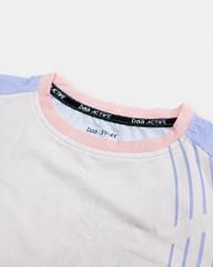 Set Thun Thể Thao Cho Bé Siêu Mát Ultra Cool Hồng Hoạ Tiết Diagonal Stripe