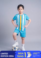 Set Thun Thể Thao Cho Bé Siêu Mát Ultra Cool World Cup Đội Tuyển Argentina
