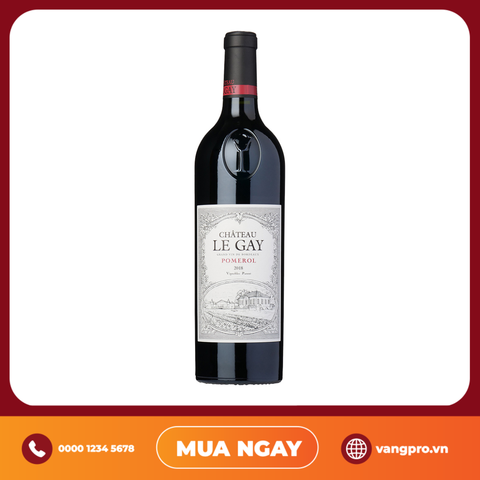 VANG ĐỎ PHÁP CHATEAU LE GAY POMEROL 2018