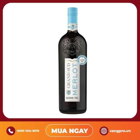 VANG ĐỎ PHÁP GRAND SUD MERLOT 0%