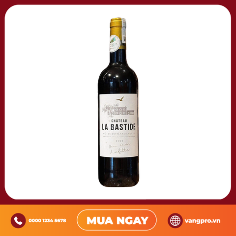 VANG ĐỎ PHÁP CHATEAU LA BASTIDE 2022