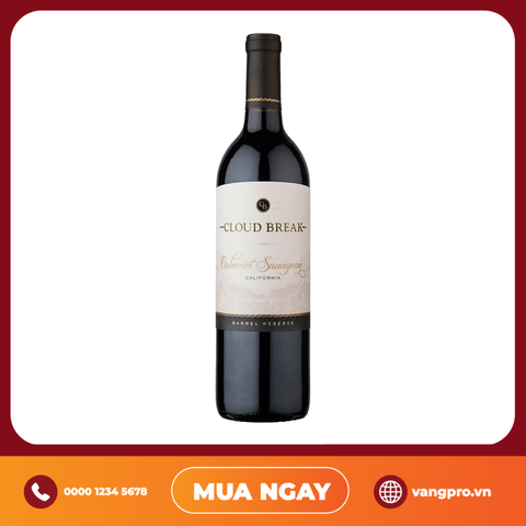 VANG ĐỎ MỸ CLOUD BREAK CABERNET SAUVIGNON 2023