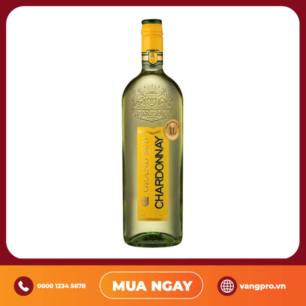 VANG TRẮNG PHÁP GRAND SUD CHARDONNAY