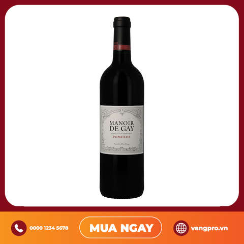 VANG ĐỎ PHÁP MANOIR DE GAY POMEROL 2020