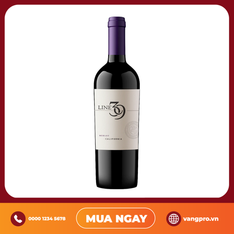 VANG ĐỎ MỸ LINE 39 MERLOT 2022
