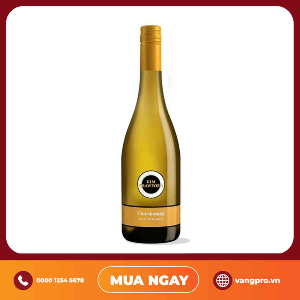 VANG TRẮNG NEW ZEALAND KIM CRAWFORD CHARDONNAY