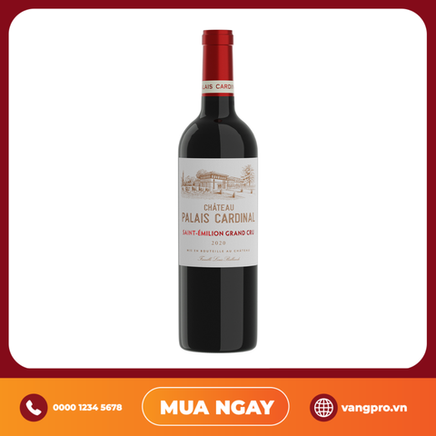 VANG ĐỎ PHÁP CHATEAU PALAIS CARDINAL SAINT EMILION GRAND CRU