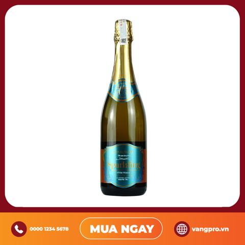 VANG SỦI ÚC SPARKLING WHITE MOSCATO ROYAL SECRET