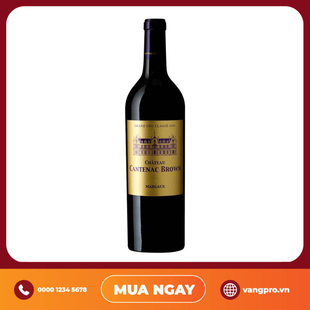 VANG ĐỎ PHÁP CHATEAU CANTENAC BROWN 2019