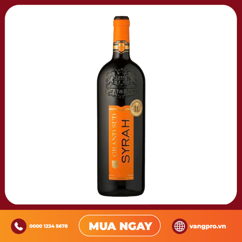 VANG ĐỎ PHÁP GRAND SUD SYRAH PAYS DOC