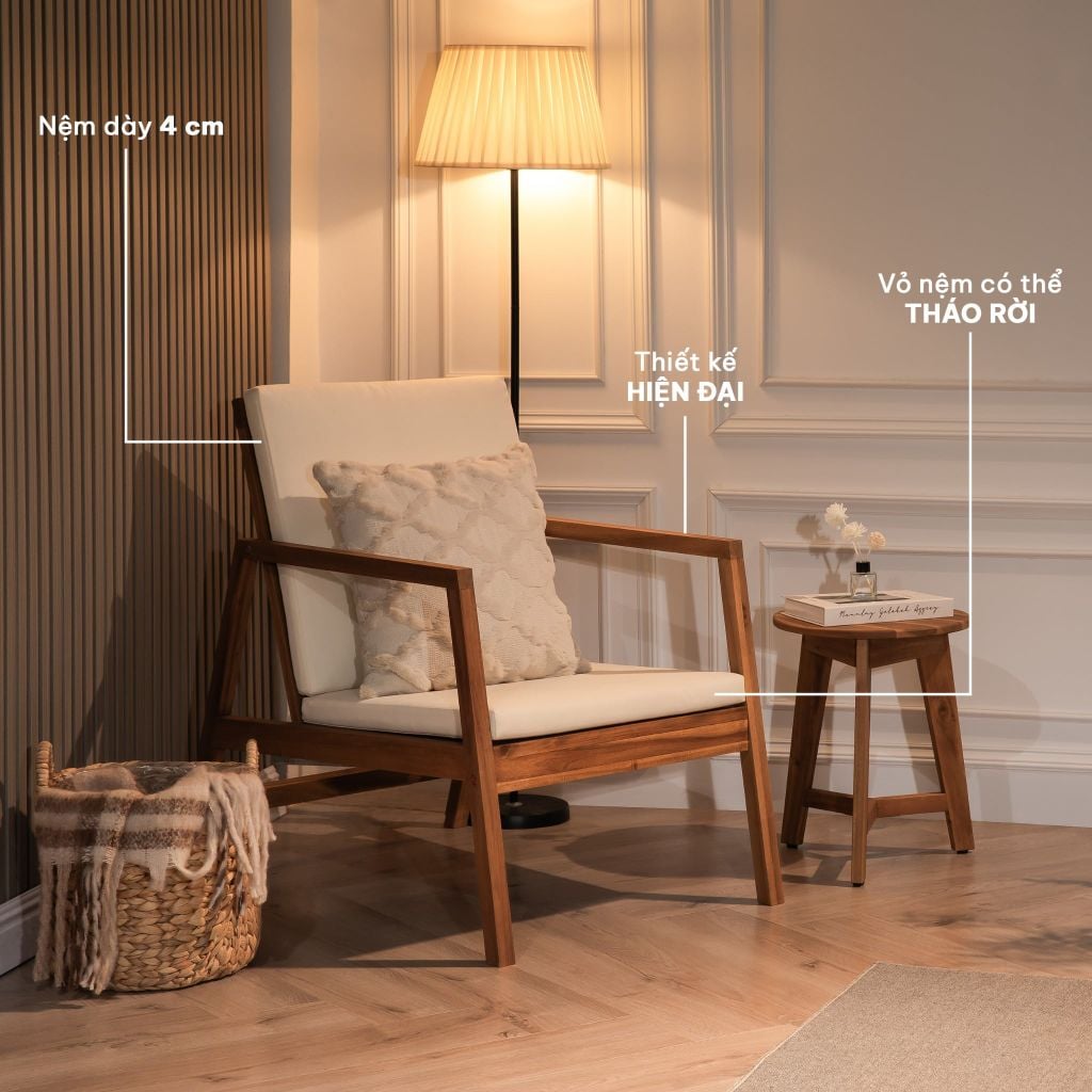 Bộ Bàn Ghế Trà Sofa Gỗ