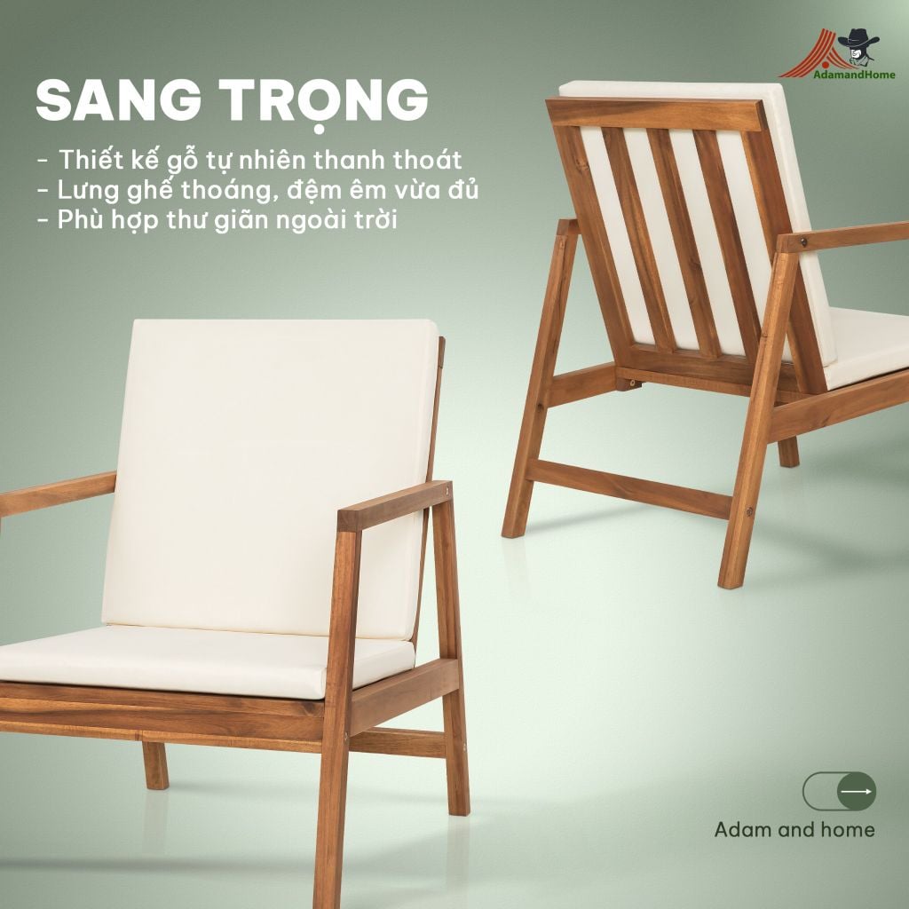Bộ Bàn Ghế Trà Sofa Gỗ