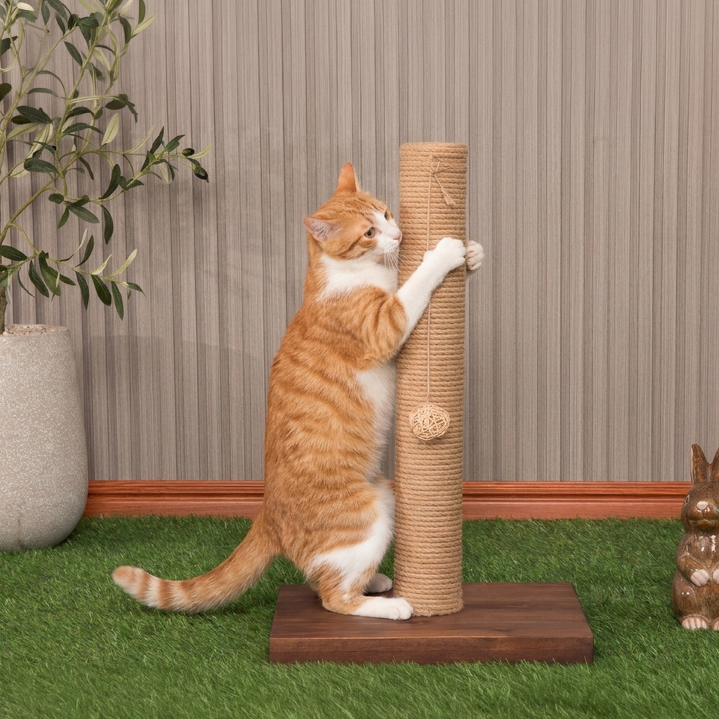 Trụ Mèo Cào Móng Đơn - Cat Scratching Post