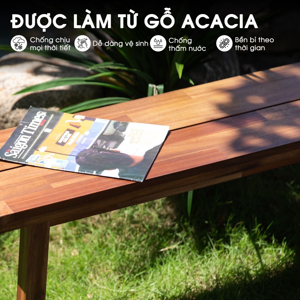 Băng Ghế Dài - Wooden Bench