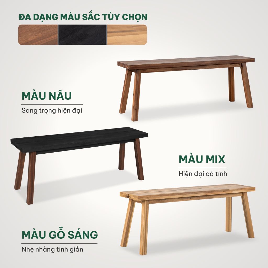 Băng Ghế Dài - Wooden Bench