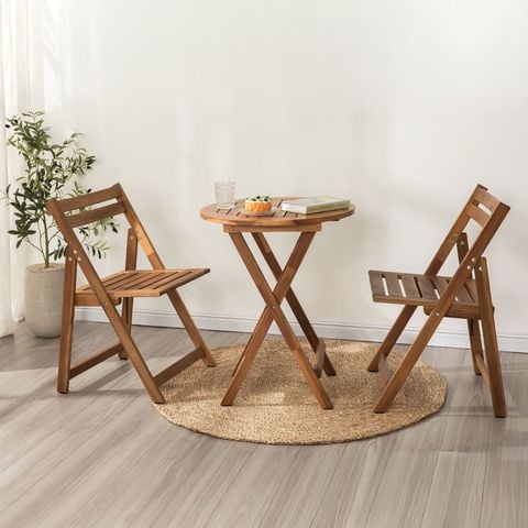  Bộ Bàn Ghế Gấp Gọn Ngoài Trời - Patio Bistro Set 