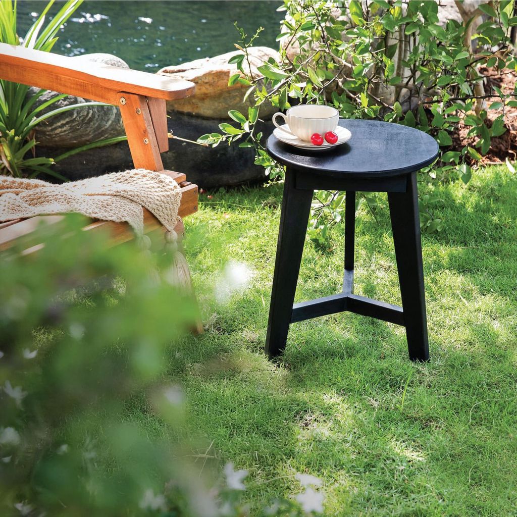 Bàn Trà Tròn Gỗ Flora – Flora Side Table