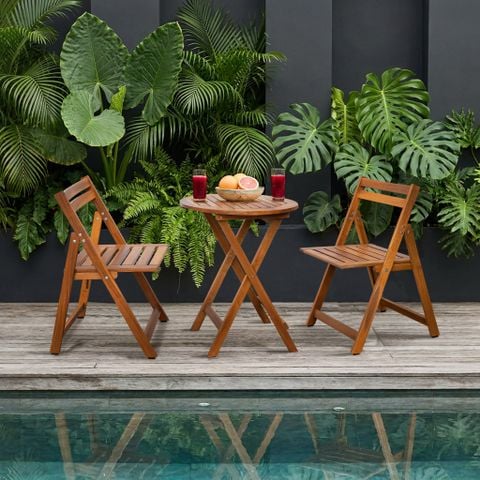 Bộ Bàn Ghế Gấp Gọn Ngoài Trời - Patio Bistro Set