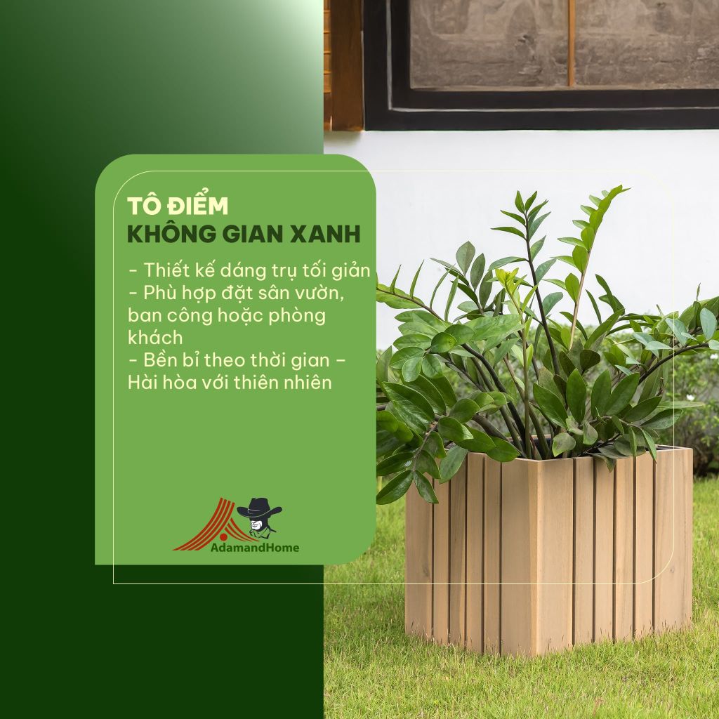 Chậu Trồng Cây Vuông - Cube Planter Box
