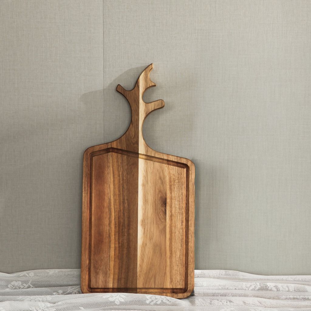 Bộ 2 Thớt Gỗ Sừng Hươu - Deerhorn Chopping Board