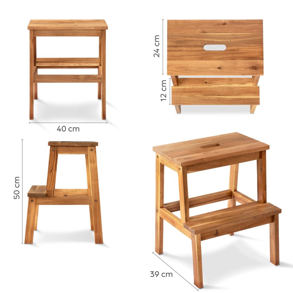 Ghế Bậc Thang Gỗ - Step Stool