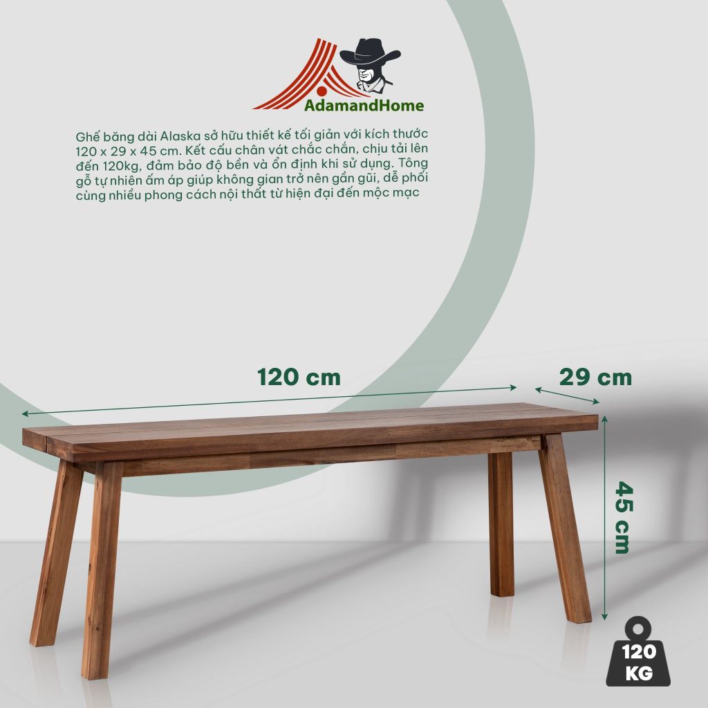 Băng Ghế Dài - Wooden Bench