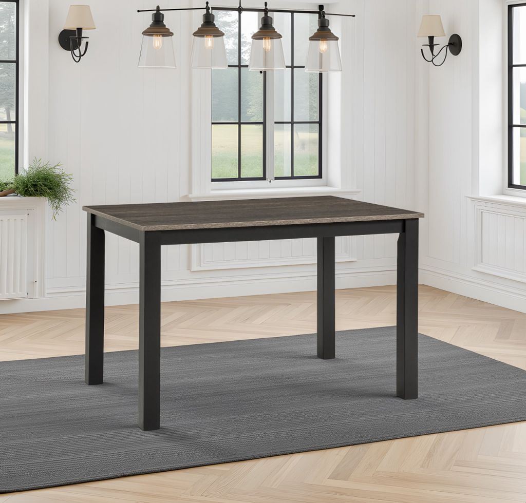 Bộ Bàn Ghế Ăn 4 Ghế và 1 Bàn 1m15 - Indoor Dining Set Black