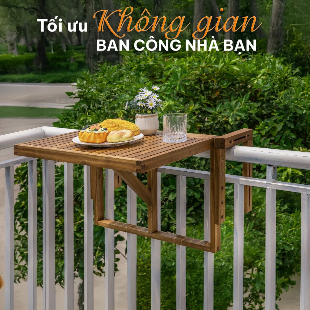Bàn Gắn Lan Can Flora – Flora Edge Table
